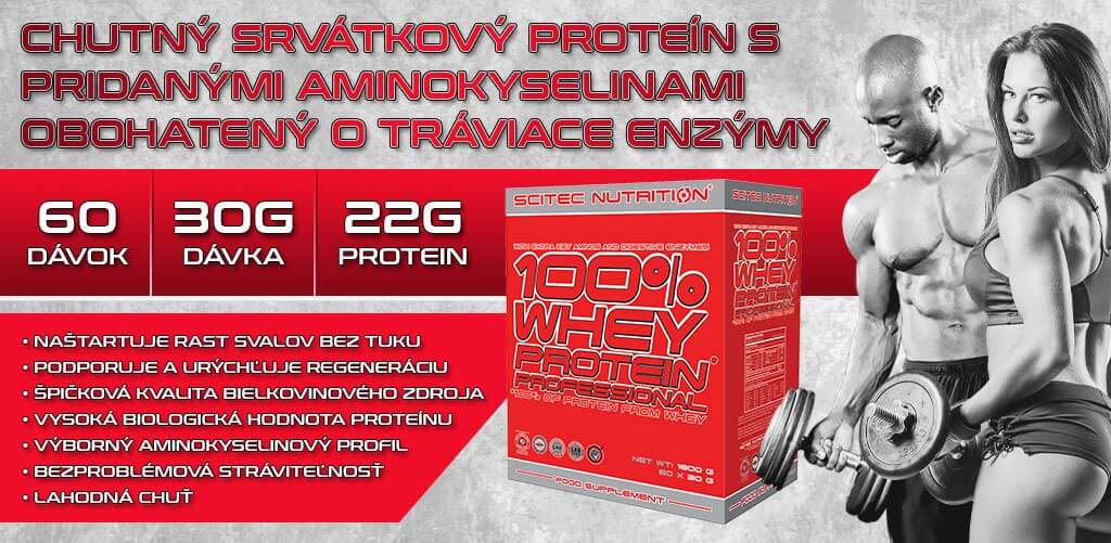 Scitec Nutrition 100% Whey Protein Professional, 60 x 30 g