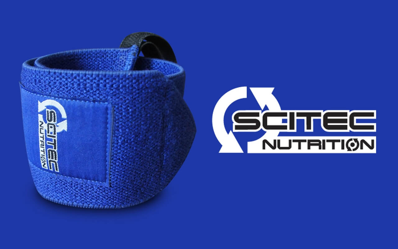 Scitec Nutrition Bandáž zápästia, modrá
