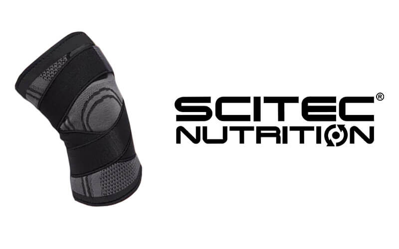 Scitec Nutrition Kolenná bandážová páska, šedá