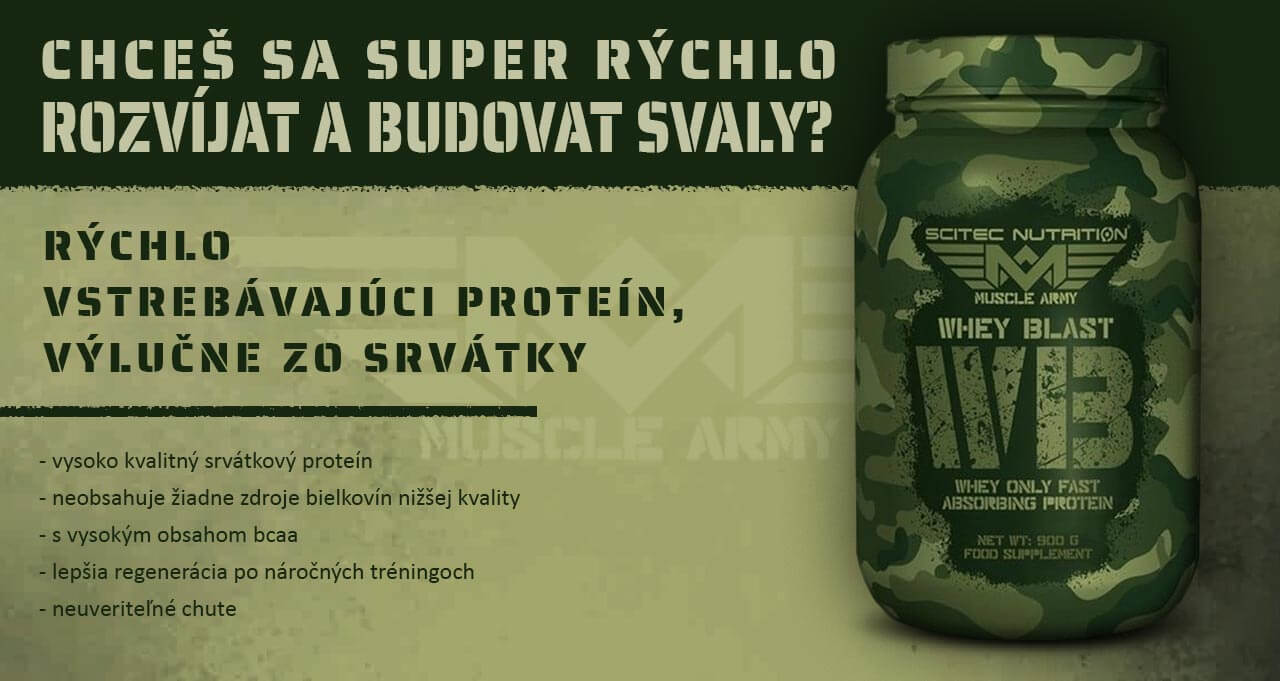Scitec Nutrition Muscle Army, Whey Blast